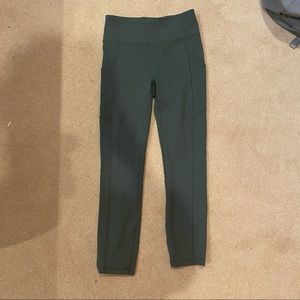 NWOT Lululemon Invigorate HR crop leggings 4 smoked spruce